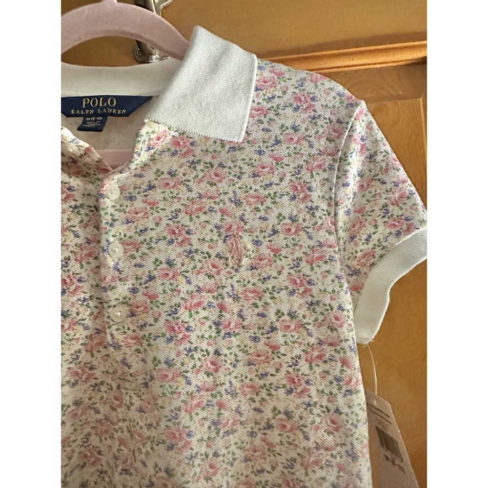 SHIPS TODAY 🎁 Ralph Lauren Girls M Medium 8-10‎ Dress Short Sleeve Floral Dress - Picture 8 of 8
